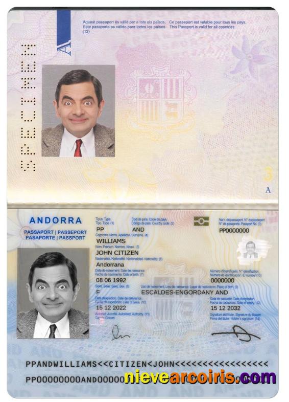 ANDORRA passport